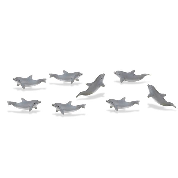 SAF340622  S340622 Good Luck Minis, Delfin. 2,5 cm Små figurer, myk plast SAFARI